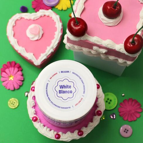 منارة فروست إت! Craft Frosting - تأثير ثلج صناعي واقعي، لاصق وحشو سطحي - معجون حرفي قابل للطلاء، مرن، غير سام للاستخدام في الأعمال اليدوية والإصلاحات والتزيين in Kuwait