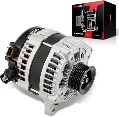 مولد Torchbeam 11624N متوافق مع Ford لـ 2012-2014 F-150 3.7L، 2012-2016 F-150 3.5L، 2017 F-150 3.5L مستنشق بشكل طبيعي، 200 أمبير، OE#11624، CL3T10300BA، CL3Z10346B، FL3T10300HA، FL3Z10346E in Kuwait