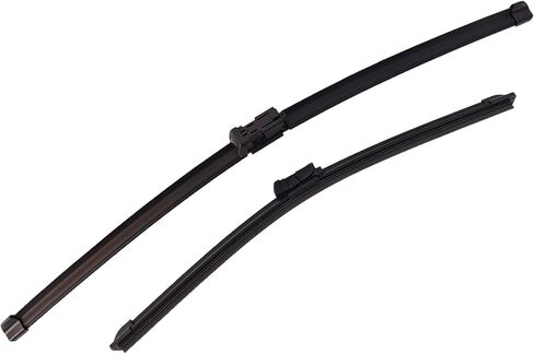 CogitoErgoSum 2pcs Windshield Window Wiper Blade Set Assembly Front Left Driver Side Plastic Rubber Metal Graphite Black 17" & 24" for Chevy for Equinox 2010-2016,for GMC for Terrain 2010-2017 in Saudi Arabia