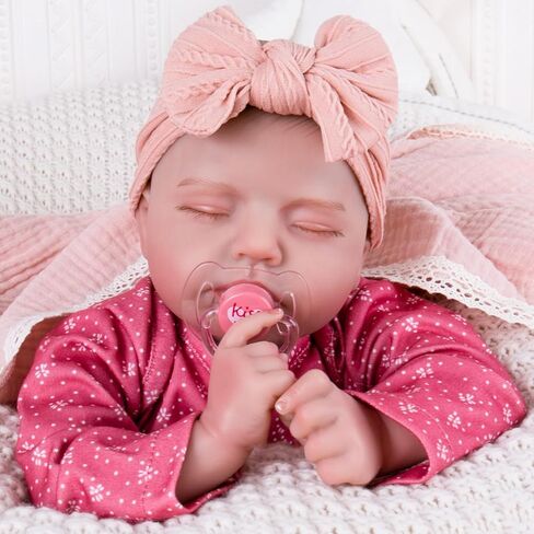 دمية طفلة من Aori Reborn Baby - دمية طفل واقعية مقاس 20 بوصة، فتاة مولودة جديدة ذات مظهر حقيقي نابض بالحياة مع جسم ناعم، مجموعة هدايا رائعة للأطفال والآباء والأجداد in Kuwait