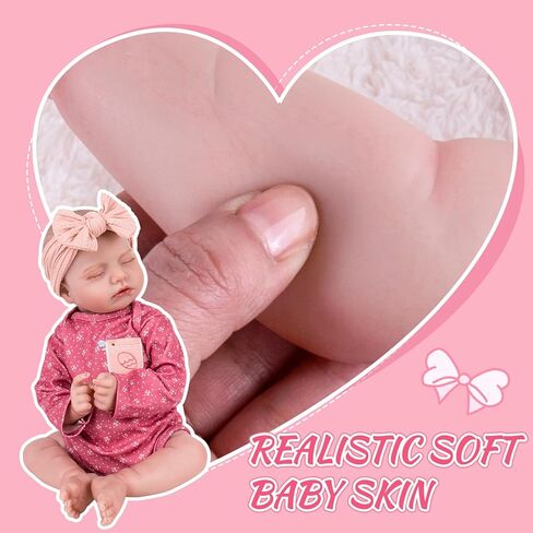 دمية طفلة من Aori Reborn Baby - دمية طفل واقعية مقاس 20 بوصة، فتاة مولودة جديدة ذات مظهر حقيقي نابض بالحياة مع جسم ناعم، مجموعة هدايا رائعة للأطفال والآباء والأجداد in Kuwait
