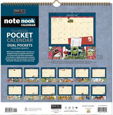 Heart and Home 2027 Note Nook by Susan Winget in Kuwait