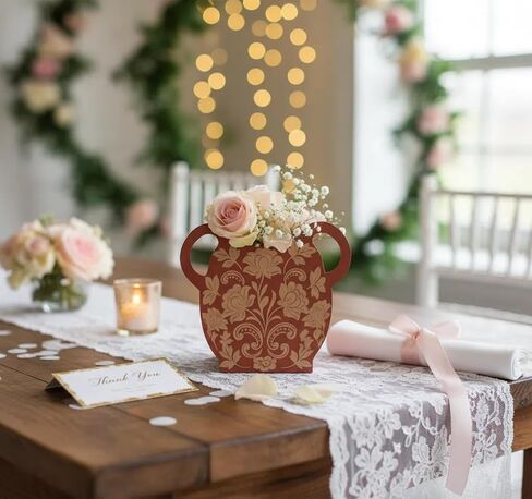 24PCS Cielito Lindo Party Decorations Baby Shower, Flower vases, centerpieces, Mexican-Style Paper Gift Boxes, Clay Pottery, Pentecost Table Decorations pots for Birthday Cinco De Mayo Fiesta in Saudi Arabia