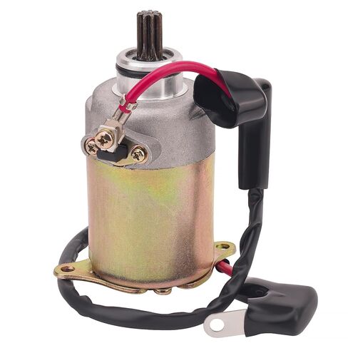 محرك بدء التشغيل متوافق مع محرك GY6 125cc 150cc 4 Stroke 152QMI 157QMJ Scooter Moped ATV Go-Kart مثل Baja، JMstar، Jonway، Lance، NST، Peace، Roketa، Sunl، Tank، TNG، Vento، VIP، Taotao in Kuwait