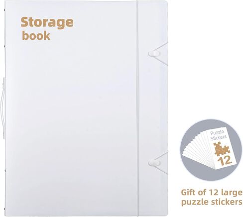 Puzzle Storage Folder Keeper Case,Portable Puzzles Organizer Accessory, Large Capacity 20x28in Puzzle Album Book Holder Portfolio,1000-Pieces for Jigsaw Enthusiasts Storage Binder Saver in Saudi Arabia