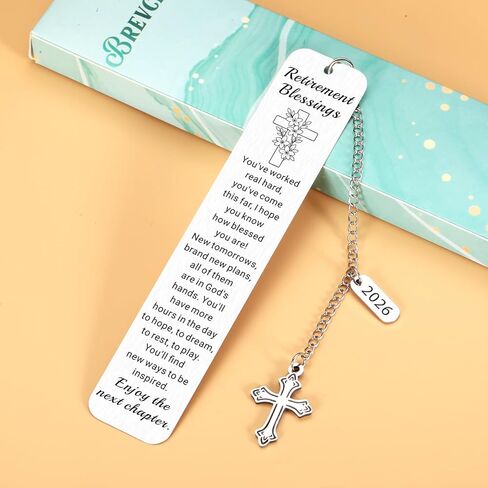 Christian Retirement Gift for Woman Man 2026, Retirement Blessings Bookmarks for Reading Woman Man Coworkers, Happy Retirement Devotional for Women Friends, Religious Happy Retired Going Away Gifts in Saudi Arabia