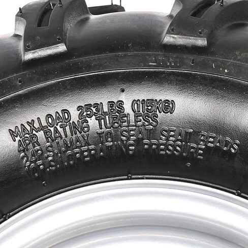 18X9.5-8 Tubeless Tire With 8 inch Wheels Rims for ATV Go Kart Pit Dirt Bike in Saudi Arabia