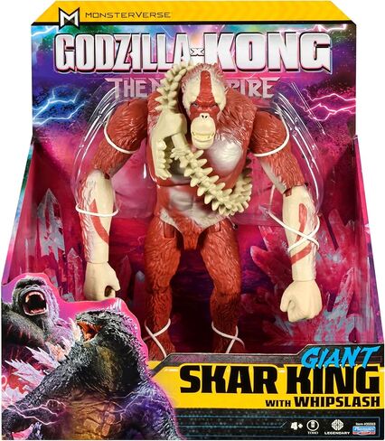 مجسم مفصلي Monsterverse Godzilla x Kong مقاس 28 سم SKAR KING in Kuwait