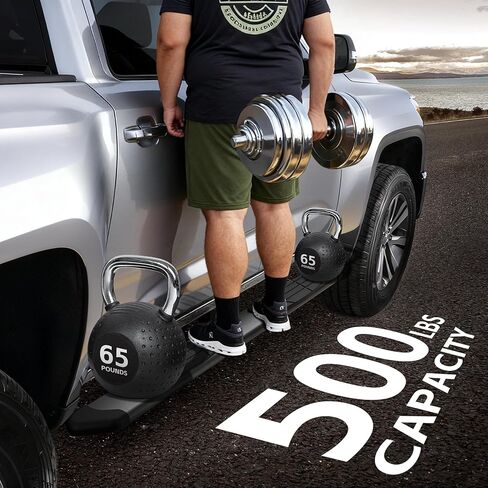 لوحات تشغيل YZONA متوافقة مع 2009-2014 Ford F150 SuperCrew Cab، قضبان جانبية من سبائك الألومنيوم Nerf in Kuwait