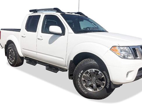 APS الفولاذ المقاوم للصدأ 6.5 بوصة Nerf Bars جيب خطوات مربعة أنبوب الروك الحرس متوافق مع نيسان فرونتير طاقم الكابينة 05-26 in Kuwait