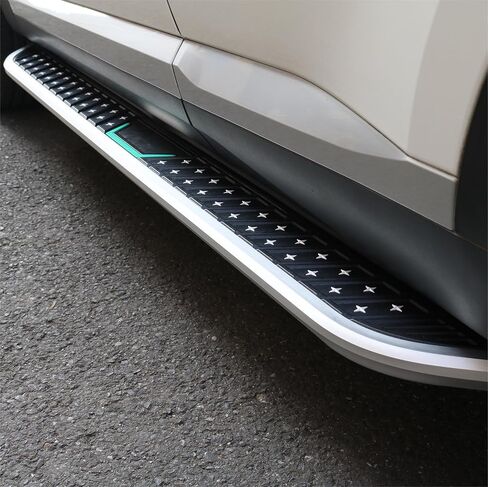2Pcs Aluminum Running Boards Fixed Nerf Bars Side Steps with Brackets Fit for Genesis GV80 JX1 2021 2022 2023 2024 2025 (60) in Saudi Arabia
