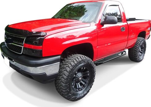 Tuxtreme 6.5in Side Stainless Steel Running Boards Compatible with Chevy Silverado GMC Sierra 1500 2500 1999-2006 Regular Cab & 2500 HD 3500 01-06 & Classic 07 (Nerf Bars Side Steps Side Bars) in Kuwait