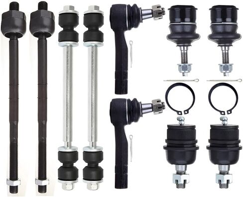 OKJHFD Front Ball Joints Tie Rods Sway Bars Kit for Ford for for Mountaineer 2002-2005 V8 in Kuwait