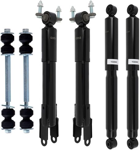 for Chevy for GMC for Sierra 2500 HD/3500 2011-2019 Front Rear Shocks Sway Bars Kit in Kuwait