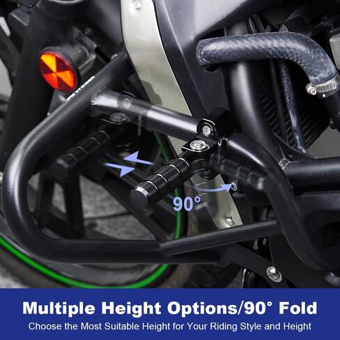 Xitomer 22-28mm Motorcycle Foot Pegs Compatible with 7/8-1-1/8inch Crash Bar Tubing Crash Bar Tubing Footrest Footpeg forward Footpeg Relex Fit for Tuono V4 1100/Pan America 1250 /MONSTER 600/750 in Kuwait