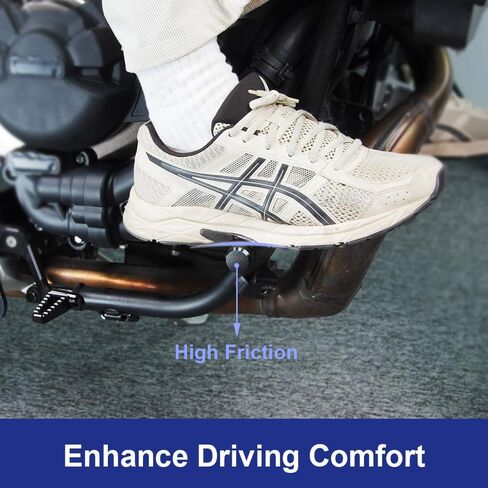 Xitomer 22-28mm Motorcycle Foot Pegs Compatible with 7/8-1-1/8inch Crash Bar Tubing Crash Bar Tubing Footrest Footpeg forward Footpeg Relex Fit for Tuono V4 1100/Pan America 1250 /MONSTER 600/750 in Kuwait