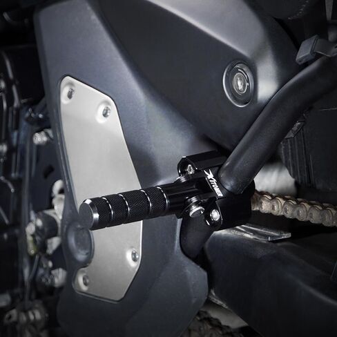 Xitomer 22-28mm Motorcycle Foot Pegs Compatible with 7/8-1-1/8inch Crash Bar Tubing Crash Bar Tubing Footrest Footpeg forward Footpeg Relex Fit for Tuono V4 1100/Pan America 1250 /MONSTER 600/750 in Kuwait