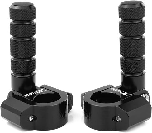 Xitomer 22-28mm Motorcycle Foot Pegs Compatible with 7/8-1-1/8inch Crash Bar Tubing Crash Bar Tubing Footrest Footpeg forward Footpeg Relex Fit for Tuono V4 1100/Pan America 1250 /MONSTER 600/750 in Kuwait