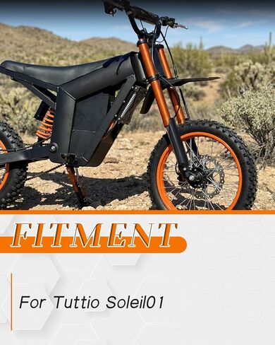 أوتاد قدم الدراجة الترابية E لـ Tutti Soleil01، أوتاد قدم لراحة دواسة القدم لـ Tuttio Soleil 01، برتقالي الغروب in Kuwait