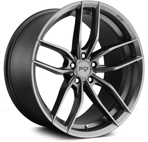 Niche M204 Vosso 20x9 5x114.3 +35mm Gunmetal Wheel Rim in Kuwait
