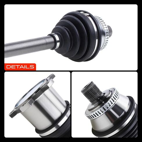 مجموعة عمود المحور A-Premium CV متوافقة مع Audi A4 2002-2009، A4 Quattro 2002-2006، استبدال # 8E0407271AA 8E0407271BE in Kuwait