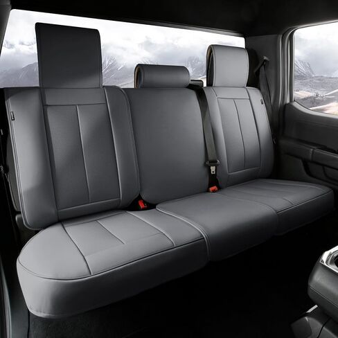 Coverland Custom Car Seat Covers Compatible with 2016-2025 Hyundai Creta - Premium Leather Non-Slip Memory Foam Waterproof Seat Cover Custom fit Interior Protector [Full Set Seat-Dark Gray] in Kuwait