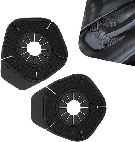 2 PCS Car Wiper Arm Hole Protection Pad, Wiper Dustproof Cover Protective Guards, Wiper Hole Anti-Block Anti-Leaf Hexagon Seal Cover, Universal for Cars SUVs Trucks in Saudi Arabia