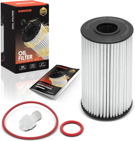 A-Premium 20K Miles Upgrated Protection Oil Filter Compatible with Toyota & Lexus Models - Tundra, IS F, Sequoia, RC F, Land Cruiser, LX570, LC500, GS F, IS500 in Kuwait