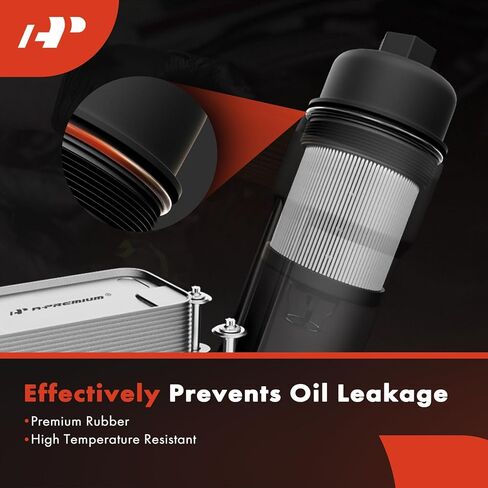 A-Premium 20K Miles Upgrated Protection Oil Filter Compatible with Toyota & Lexus Models - Tundra, IS F, Sequoia, RC F, Land Cruiser, LX570, LC500, GS F, IS500 in Kuwait