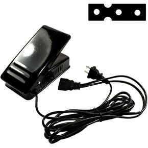 وحدة تحكم القدم HQRP متوافقة مع Necchi YC-482 3010A، 3101، 304، 3204FB، 3205FA، 3537، 3355، 549، D5051، NL3، NL4، PL1-26، S3010 سلك طاقة دواسة ماكينة الخياطة in Kuwait