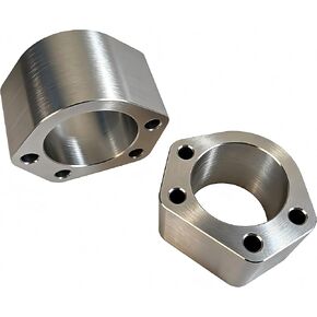 2" Ball Joint Spacers Compatible with 2007-2018 Chevy Silverado GMC Sierra 1500 2WD 4WD, CNC Billet Aluminum Front Leveling Lift Kit for Upper Control Arm Clearance & Off-Road Performance in Saudi Arabia