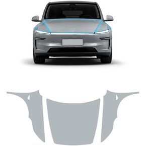 for 2025 2026 Model Y Juniper Precut Paint Protective Film 8.5 Mil TPU PPF Clear Car HD Scratch Exterior Accessories(Hood + Fender 3Pcs) in Saudi Arabia