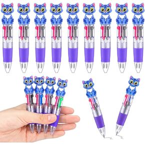 24 Pcs Kpop Party Cat Mini Multicolor Pens in One 4-in-1 Cute Cat Ballpoint Pens Bulk for Kpop Party Fan Meeting Supplies Favors Kawaii Goodie Bag Stuffers for Anime Theme Birthday Decor in Kuwait