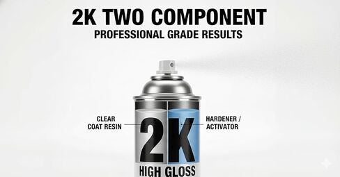 Scratch Fix® Professional 2K Clear Coat Spray Paint, High Gloss Automotive Clearcoat Aerosol, Scratch & UV Resistant, Fast‑Drying 2‑Part Epoxy, Easy Activation, Pro‑Grade Spray Gun Finish in Saudi Arabia