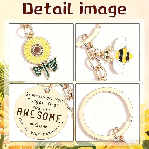 Sunflower Keychains sunflower gifts for women friendship keychain gift wallet chain in Kuwait