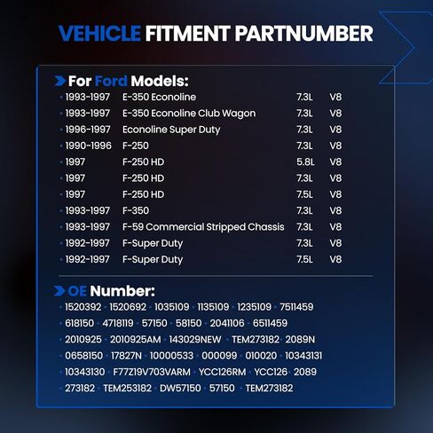 58150 ضاغط مكيف الهواء مع قابض متوافق مع Ford F-250 F-350، لـ E-350 Econoline، للهيكل التجاري F-59، لـ F-Super Duty، 1993-1996 7.3L V8 in Kuwait