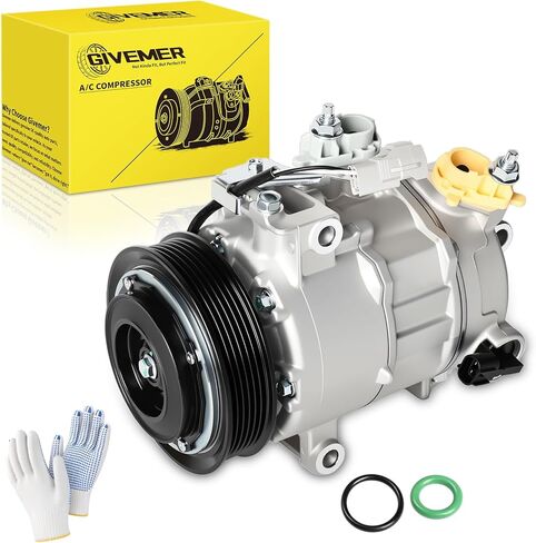 CO29182C Air Conditioning AC Compressor with Clutch Compatible with Ram 1500 5.7L 2014-2018, Ram 1500 Classic 5.7L 2014-2014,Replaces CO-29182C, 198380 in Saudi Arabia