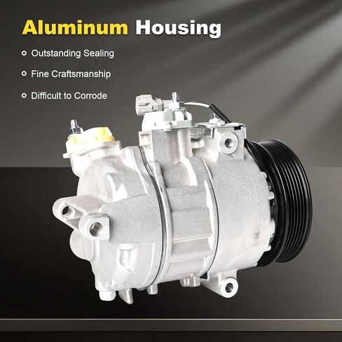 CO29182C Air Conditioning AC Compressor with Clutch Compatible with Ram 1500 5.7L 2014-2018, Ram 1500 Classic 5.7L 2014-2014,Replaces CO-29182C, 198380 in Saudi Arabia