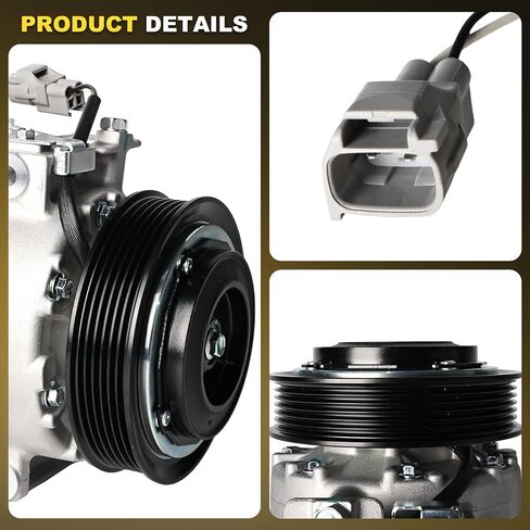 CO29182C Air Conditioning AC Compressor with Clutch Compatible with Ram 1500 5.7L 2014-2018, Ram 1500 Classic 5.7L 2014-2014,Replaces CO-29182C, 198380 in Saudi Arabia