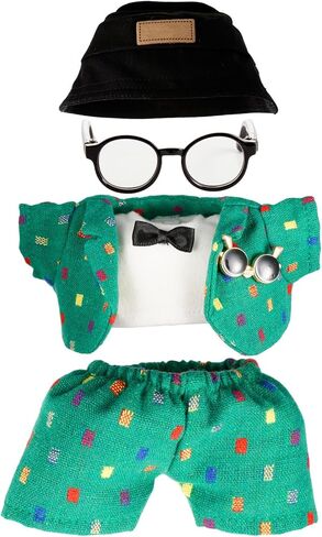 Clothes for 17cm Dolls, Accessories for 17cm Doll, Clothes Set for Doll, Fashionable Cute Elegant Matchable Style 5 PCS Set Hat Clothes for Dolls Accessories (No Doll) (Pink) in Saudi Arabia