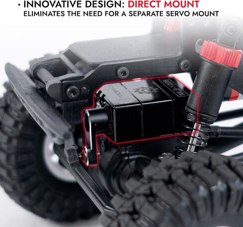 HELIDIRECT TORQ MLS-1025 Premium High Torque Servo for REDCAT Ascent-18 - Remote Control Car, RC Car, RC Crawler Upgrade Electronics RC Servo Redcat 1/18 Scale (MLS-1025 w Servo Horn) in Saudi Arabia