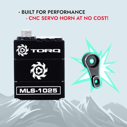 HELIDIRECT TORQ MLS-1025 Premium High Torque Servo for REDCAT Ascent-18 - Remote Control Car, RC Car, RC Crawler Upgrade Electronics RC Servo Redcat 1/18 Scale (MLS-1025 w Servo Horn) in Saudi Arabia