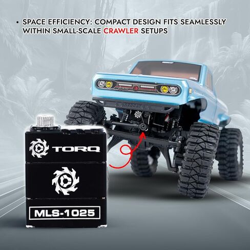 HELIDIRECT TORQ MLS-1025 Premium High Torque Servo for REDCAT Ascent-18 - Remote Control Car, RC Car, RC Crawler Upgrade Electronics RC Servo Redcat 1/18 Scale (MLS-1025 w Servo Horn) in Saudi Arabia