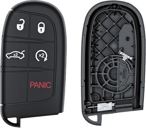 Key Fob Cover Fits for Dodge Dart Charger Challenger Chrysler 200 300 Dodge Durango Journey Jeep Grand Cherokee Compass Keyless Entry Remote Control Key Fob Case Shell in Saudi Arabia