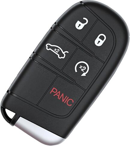Key Fob Cover Fits for Dodge Dart Charger Challenger Chrysler 200 300 Dodge Durango Journey Jeep Grand Cherokee Compass Keyless Entry Remote Control Key Fob Case Shell in Saudi Arabia