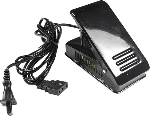وحدة تحكم القدم HQRP متوافقة مع Necchi YC-482 3010A، 3101، 304، 3204FB، 3205FA، 3537، 3355، 549، D5051، NL3، NL4، PL1-26، S3010 سلك طاقة دواسة ماكينة الخياطة in Kuwait