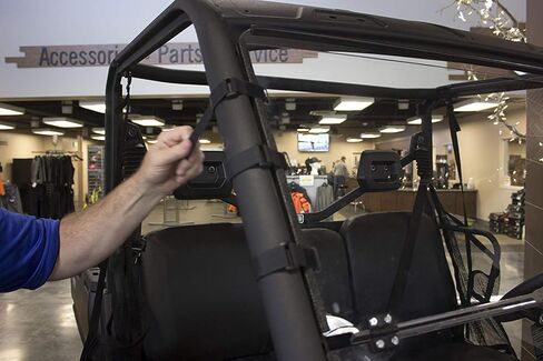 Clearly Tough’s Can-Am Defender Full Folding Windshield - Scratch Resistant – Extremely Verstile | Premium Lexan MR10 w/ Hard Coat - Made in America! in Saudi Arabia