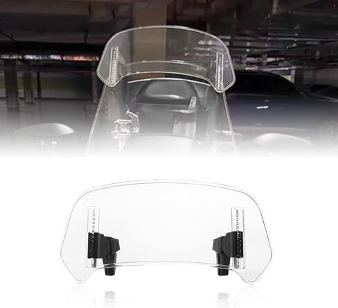 الزجاج الأمامي للدراجة النارية Yamaha Majesty 400 2004-2016، مشبك سبويلر للزجاج الأمامي المرتفع، واقي منحرف الزجاج الأمامي قابل للتعديل، تمديد الزجاج الأمامي للدراجات النارية، D/300 in Kuwait