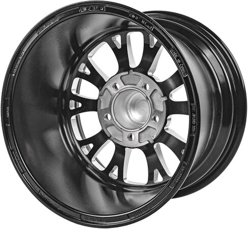 JEGS SSR Spike Wheel 15 x 10 | 5 x 4.5in.Wheel Bolt Pattern Spacing | +25mm Offset | 6.5in.Backspacing | Gloss Black with Milled Spoke Accents | 3.27in.Center Bore in Kuwait