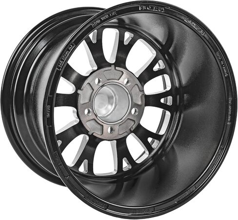 JEGS SSR Spike Wheel 15 x 10 | 5 x 4.5in.Wheel Bolt Pattern Spacing | +25mm Offset | 6.5in.Backspacing | Gloss Black with Milled Spoke Accents | 3.27in.Center Bore in Kuwait